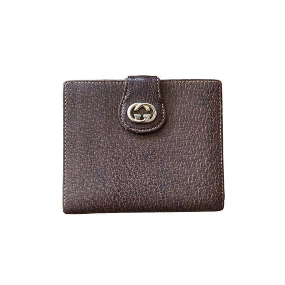 Vintage Gucci Leather Wallet Billfold 3.0 - Picture 1 of 6